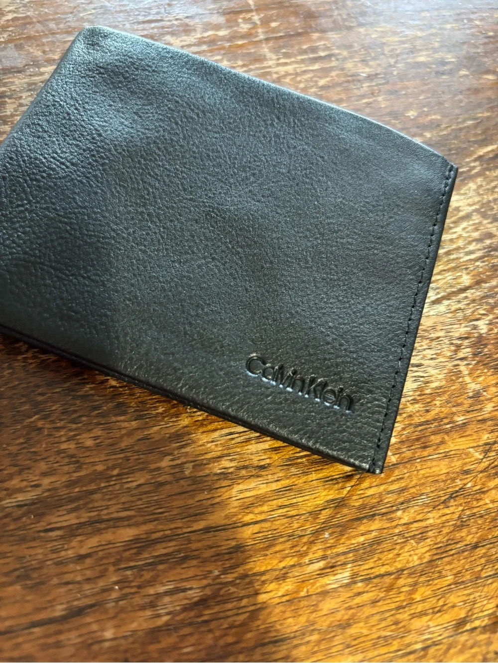 Perry Ellis Leather Black Card Wallet